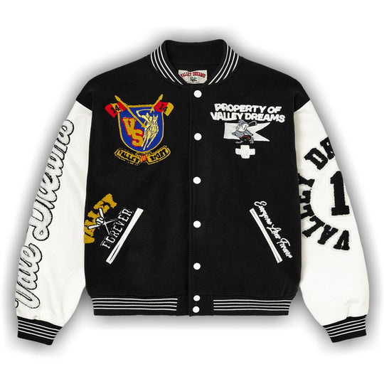 Vale Forever Alumni Varsity Jacket Black