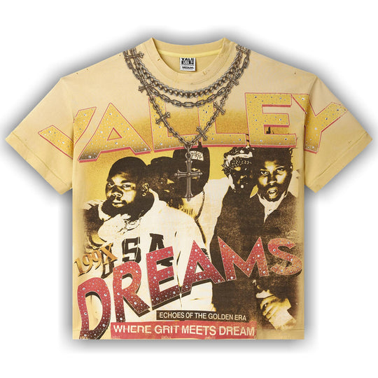 Vale Forever Golden Chambers Bling Tee 'Yellow'