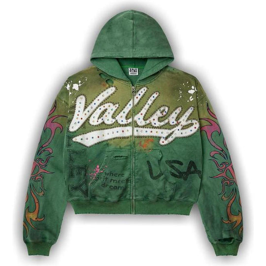 Vale Forever Inferno Zip Up 'Green'