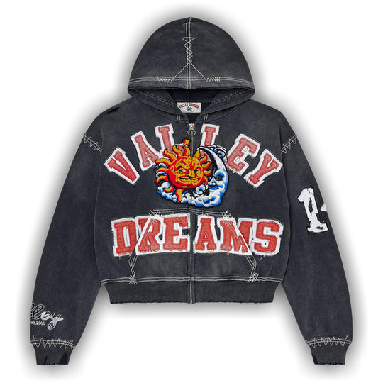 Vale Forever Sunny Zip Up 'Black'