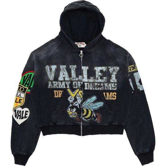 Vale Forever Valley Army Of Dreams Zip Up Black