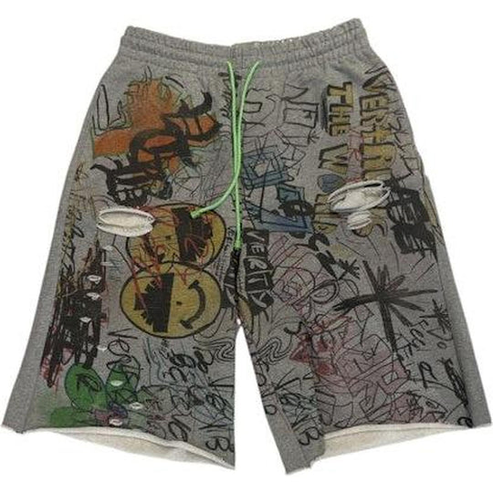 Vertabrae Detention Shorts Grey
