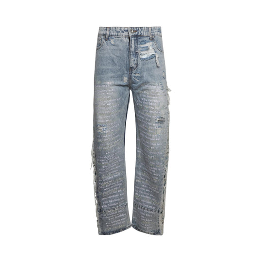Who Decides War Ultra Flare Scripture Sky Denim