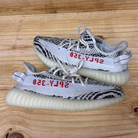 adidas Yeezy Boost 350 V2 Zebra Size 6.5Y (Lightly Worn)