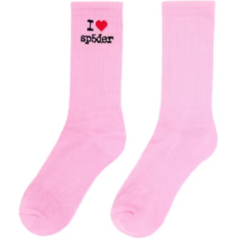 Sp5der Souvenir Socks Pink