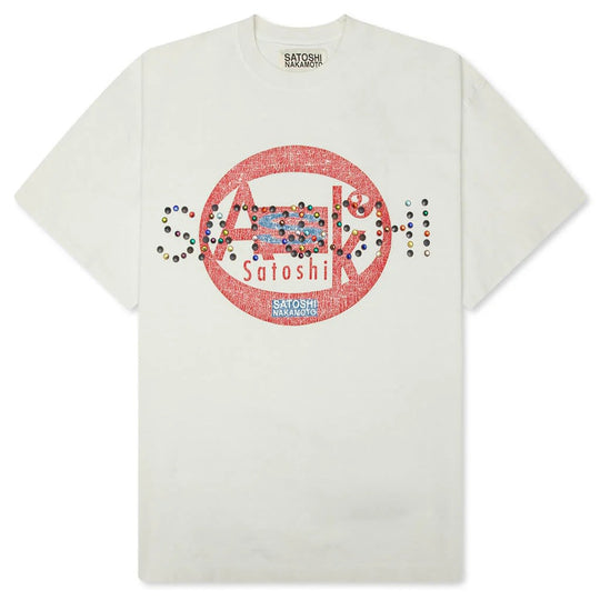 Satoshi Nakamoto Ask Tee White