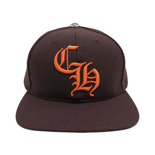 Chrome Hearts CH Baseball Hat Brown / Orange