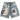 Mixed Emotions AI Denim Shorts Blue