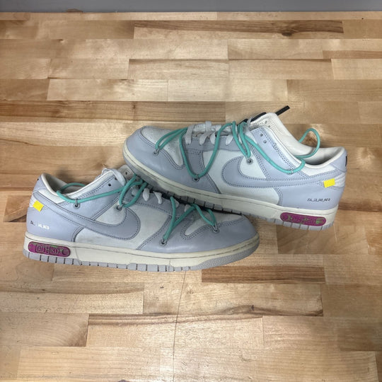 Nike Dunk Low Off-White Lot 4 Size 11M (Moderately Worn)
