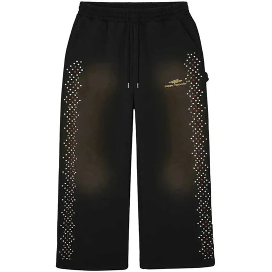 HMDD Crystal Sweatpants Washed Black
